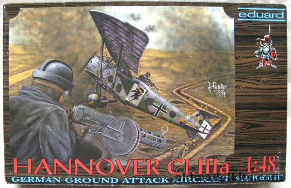 Eduard 1/48 Hannover Cl-IIIa (Cl.IIIa) - With Lozenge Decals, 8008 plastic model kit